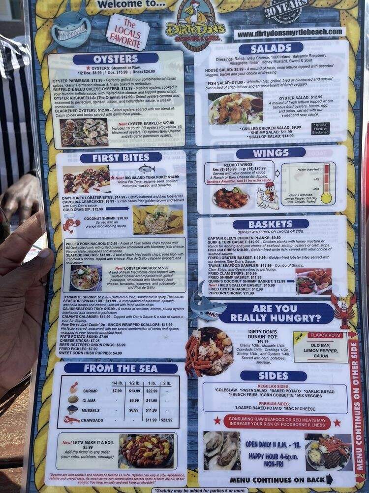 Dirty Don's Oyster Bar & Grill - North Myrtle Beach, SC