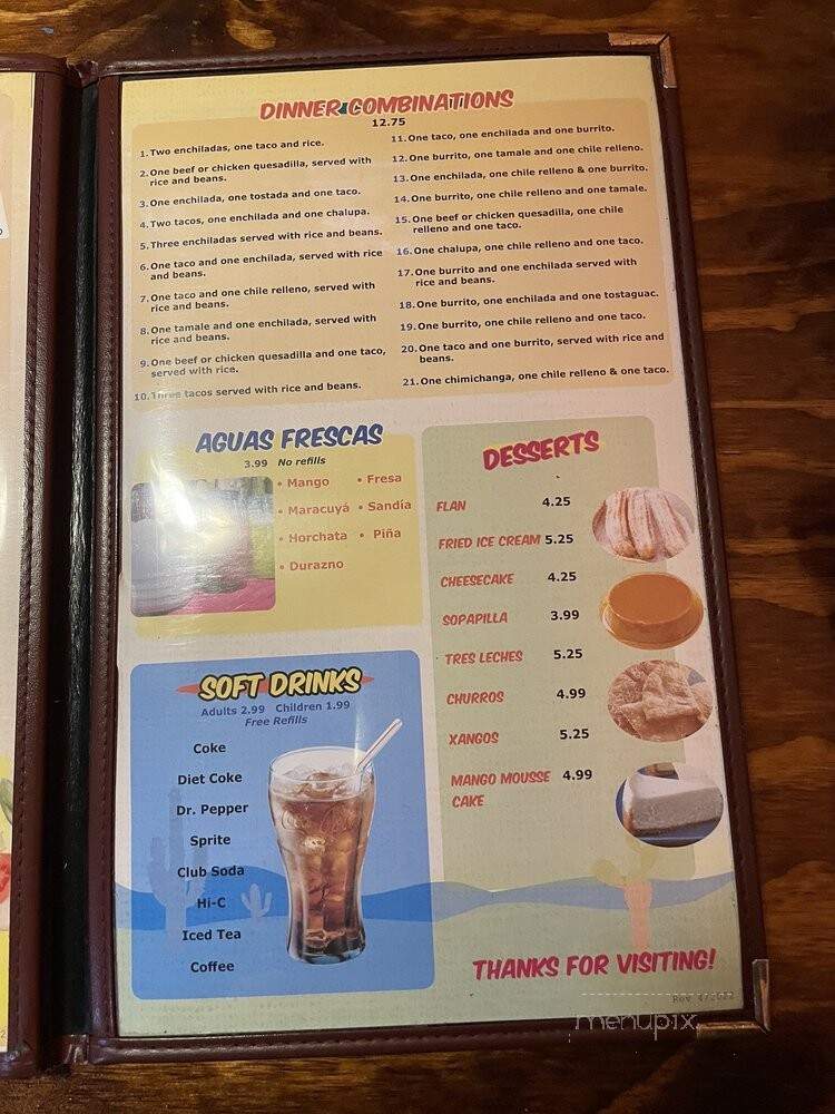El Molcajete - Madison, AL menu_pic