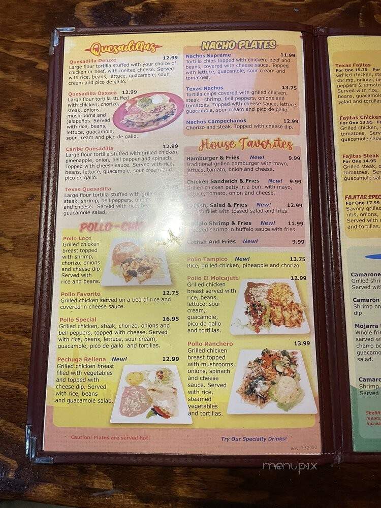 El Molcajete - Madison, AL menu_pic