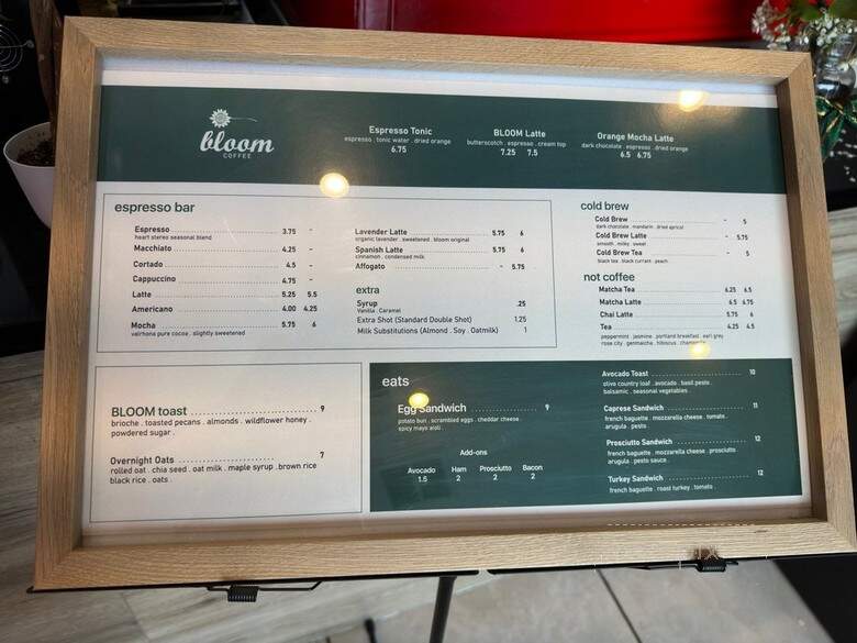Pause Tea & Coffee - Los Angeles, CA menu_pic