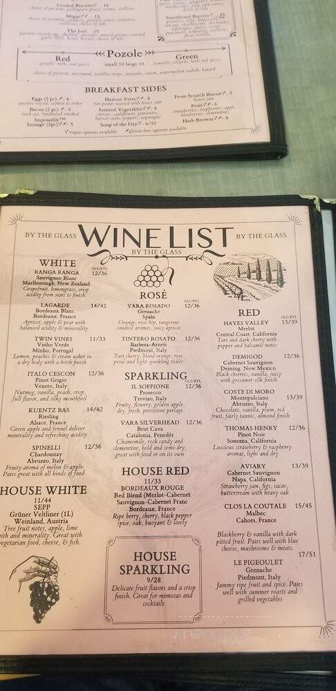 Piedmont Cafe - El Paso, TX menu_pic