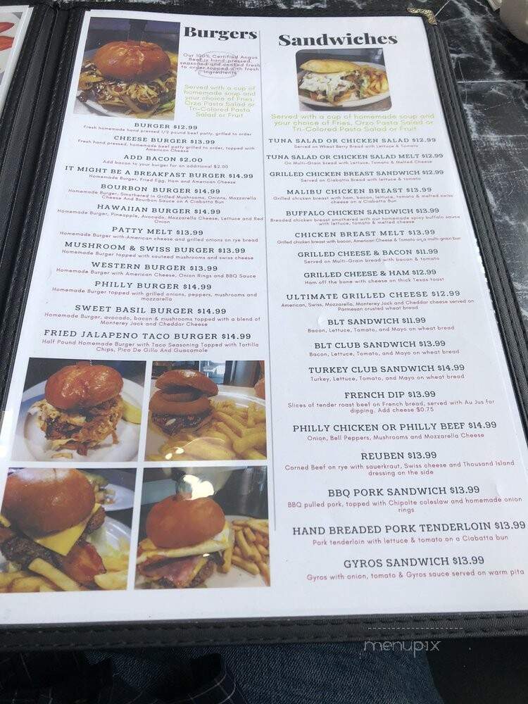 Sweet Basil Cafe - Peoria, IL menu_pic