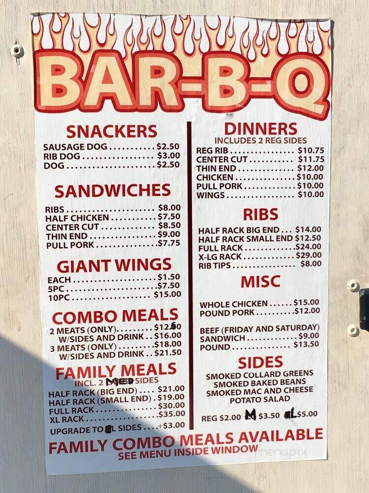 Bar-B-Q Queen - Clearwater, FL menu_pic