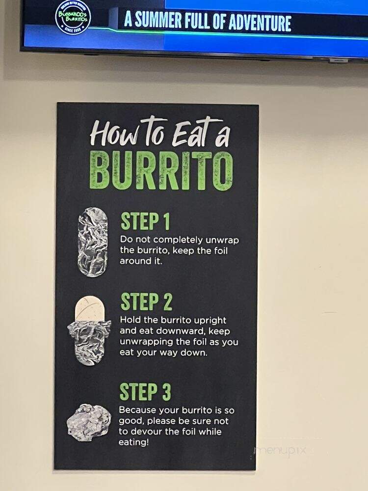 Bubbakoo's Burritos - Coral Springs, FL menu_pic