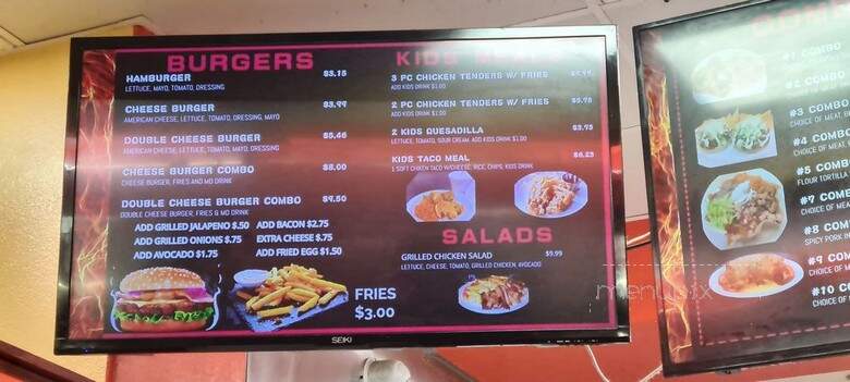 Durango Taco Shop - Las Vegas, NV menu_pic