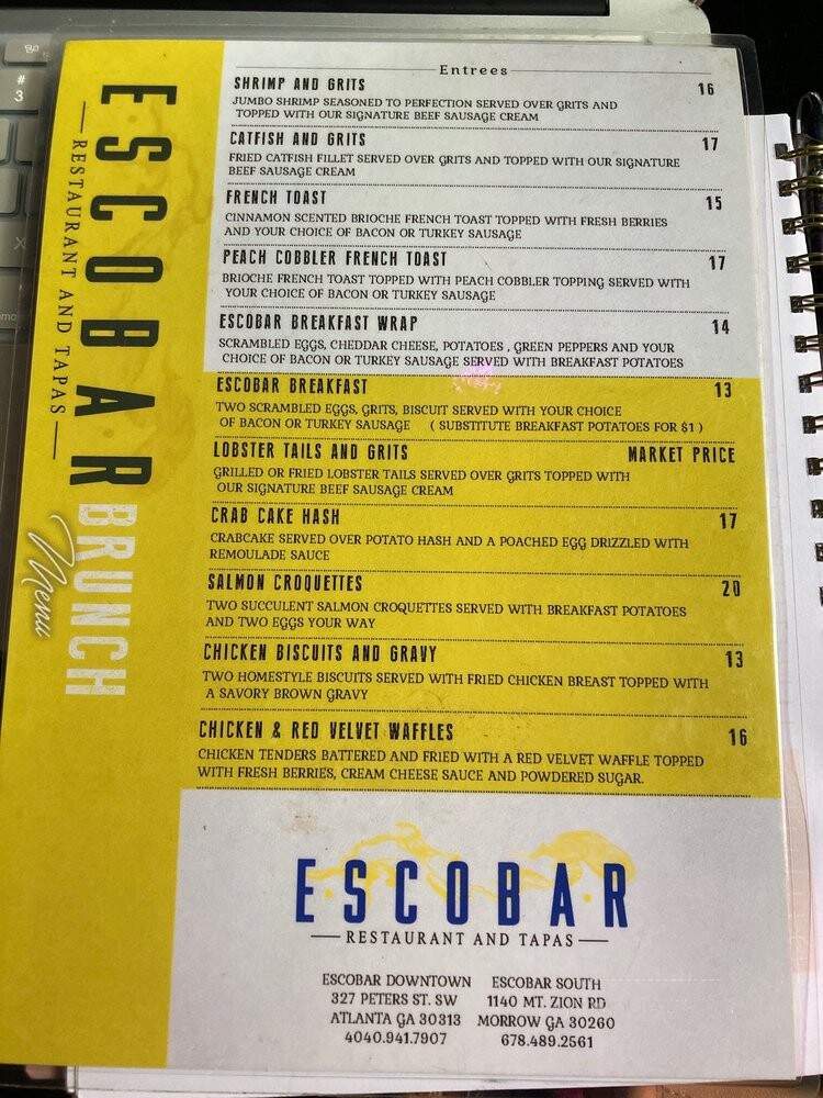 Escobar Restaurant and Tapas - Morrow, GA