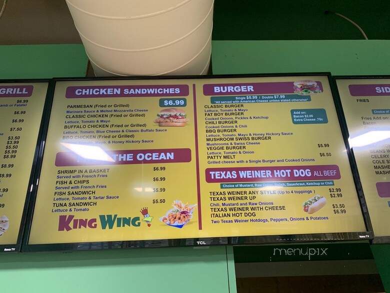 King Wing - Bridgewater, NJ menu_pic