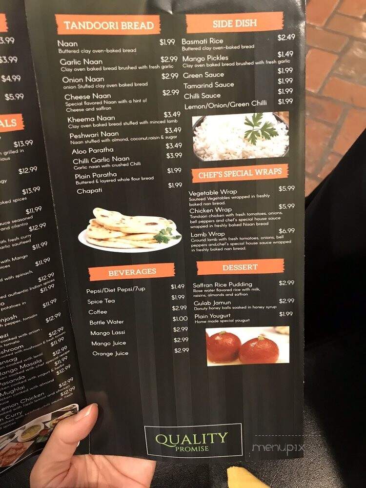 Noorjahan Grill - Grosse Pointe Park, MI menu_pic