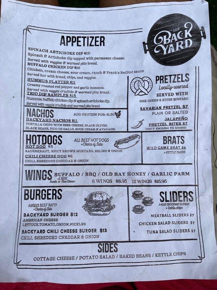 The Backyard - Castle Rock, CO menu_pic