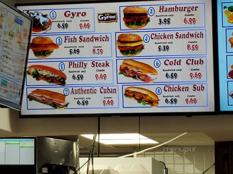 ANF Gyros & Grill - Ocala, FL menu_pic