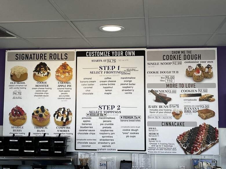 Cinnaholic - El Paso, TX menu_pic