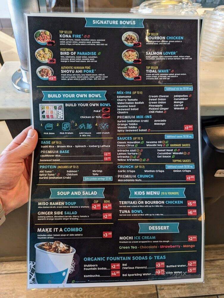 Kona Poke - Sanford, FL menu_pic
