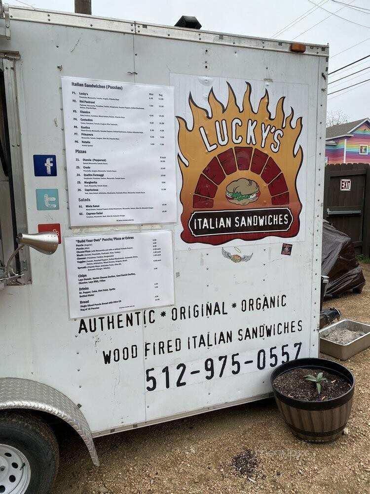 Lucky's Italian Sandwiches - Austin, TX menu_pic