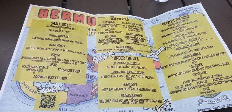 Sixth City Sailor's Club - Cleveland, OH menu_pic