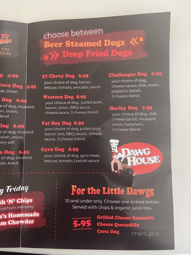The Dawg House - Colfax, CA menu_pic