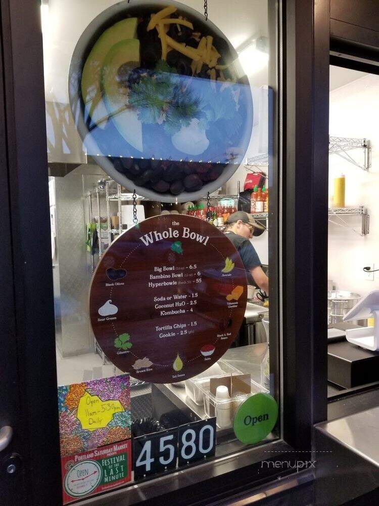 The Whole Bowl - Beaverton, OR menu_pic