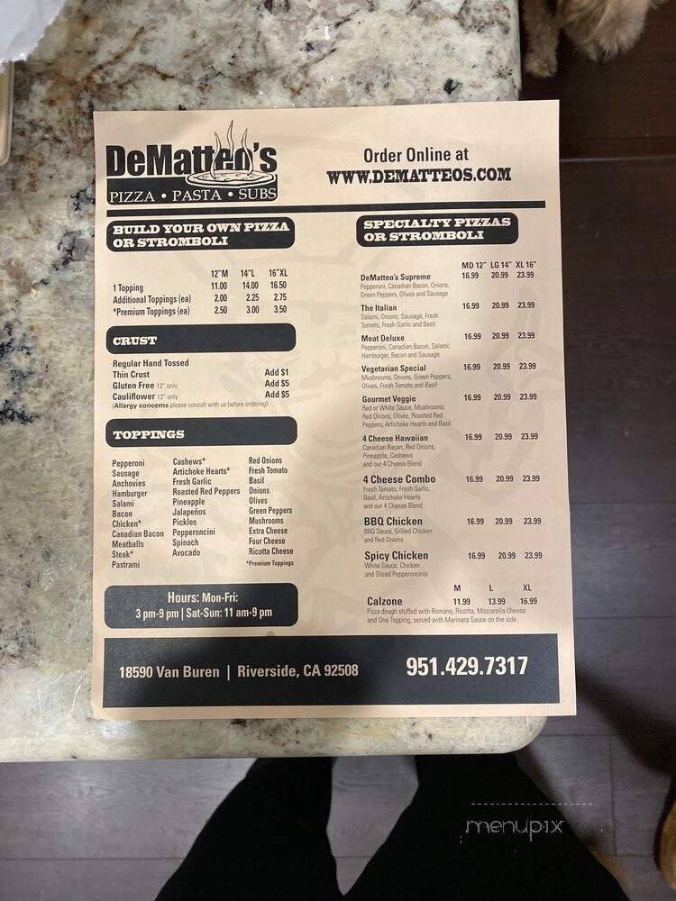 Dematteo's - Riverside, CA