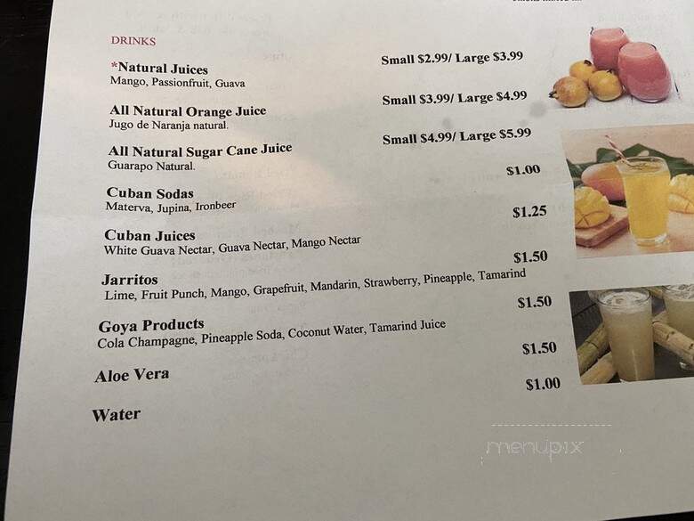 Esquina Habanera - Syracuse, NY menu_pic