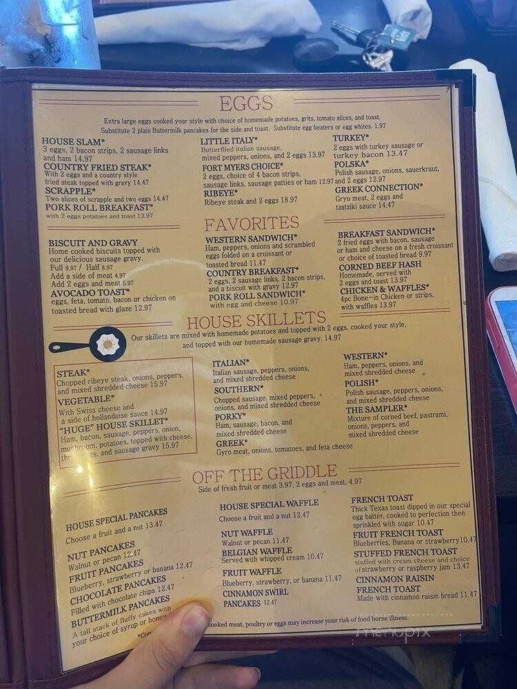 House of Omelets - Fort Myers, FL menu_pic