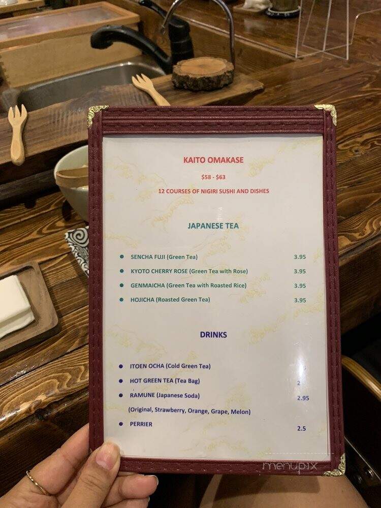 Kaito Sushi - Toronto, ON menu_pic