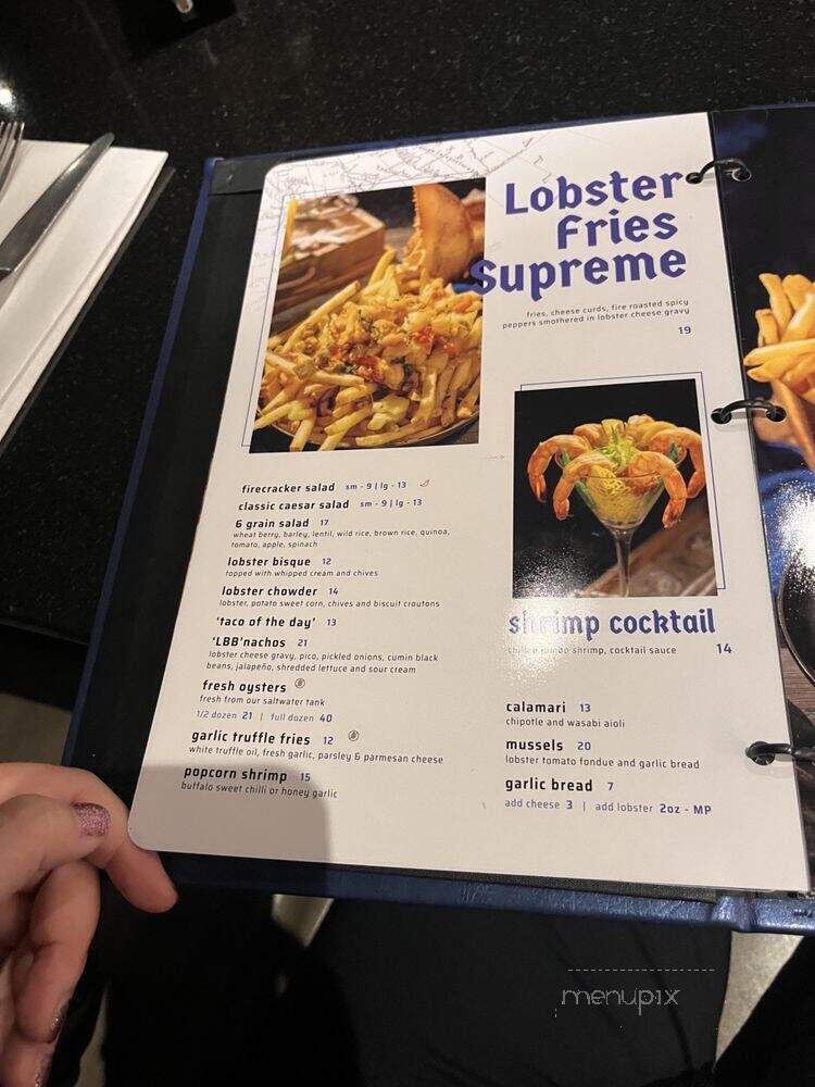 Lobster Burger Bar - Toronto, ON menu_pic