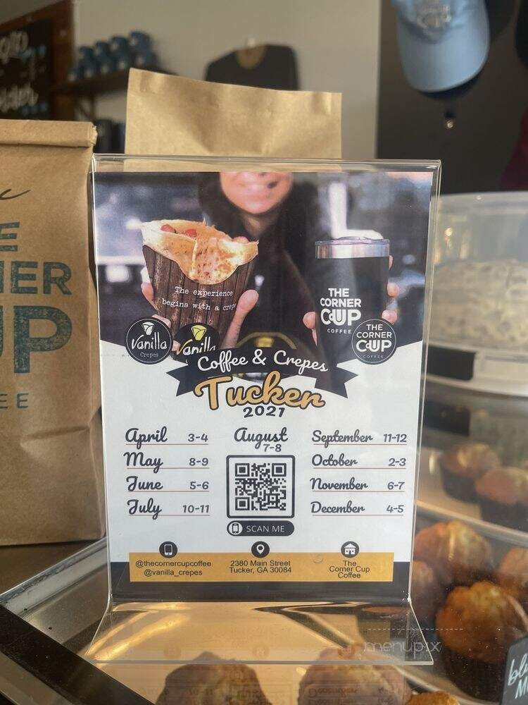 The Corner Cup Coffee - Tucker, GA menu_pic
