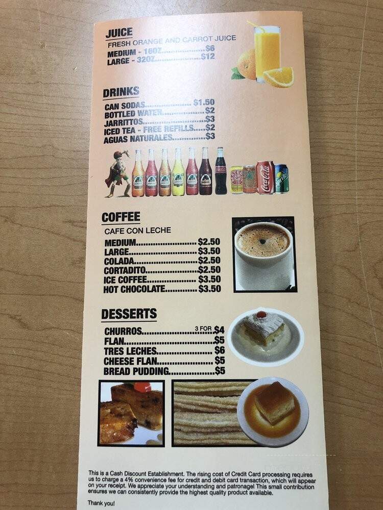 Tres Leches Cafe - Daytona Beach, FL menu_pic