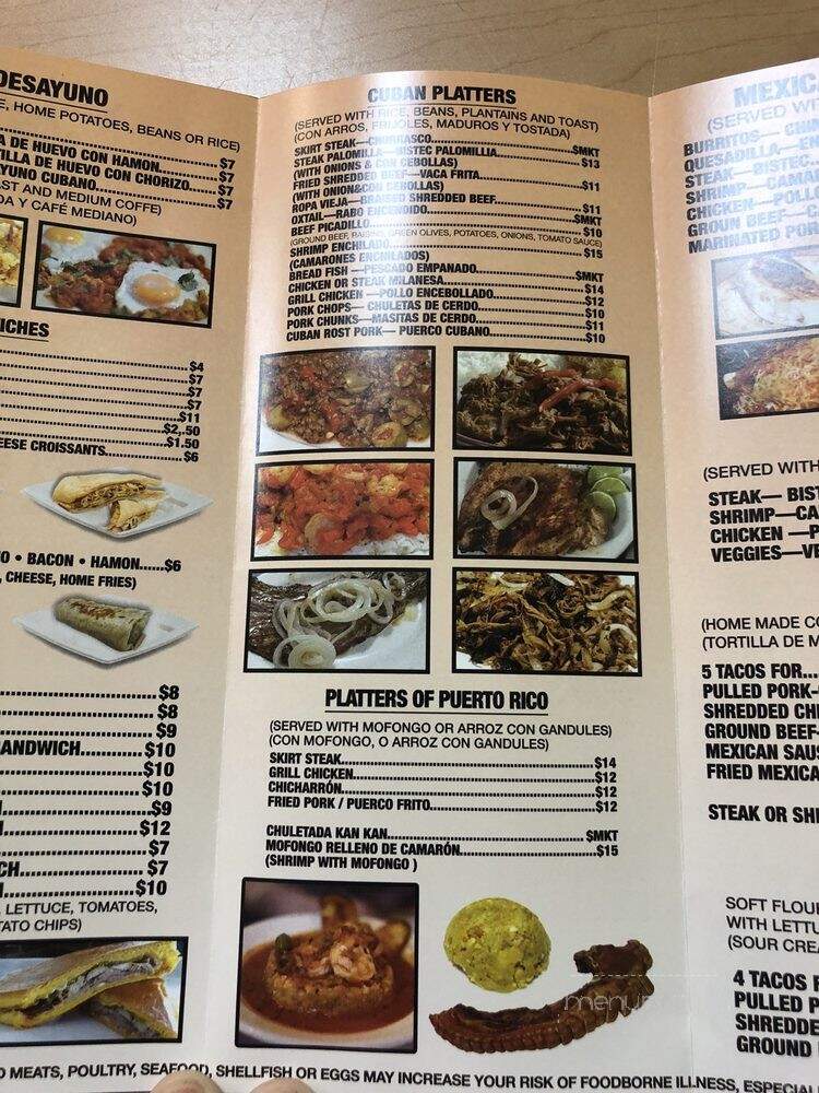 Tres Leches Cafe - Daytona Beach, FL menu_pic