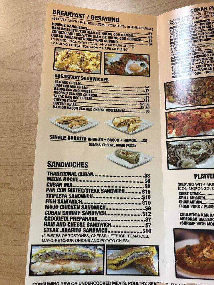 Tres Leches Cafe - Daytona Beach, FL menu_pic