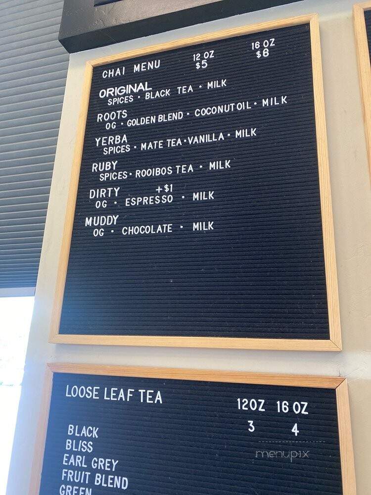 Free Bird Chai - South Lake Tahoe, CA menu_pic