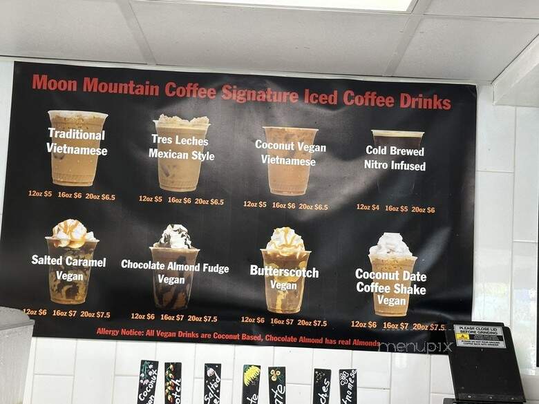 Moon Mountain Coffee - Long Beach, CA menu_pic
