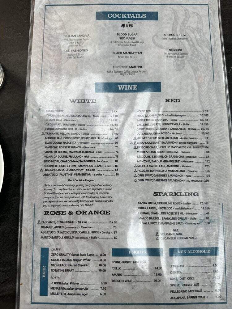 The Daily Catch - Boston, MA menu_pic