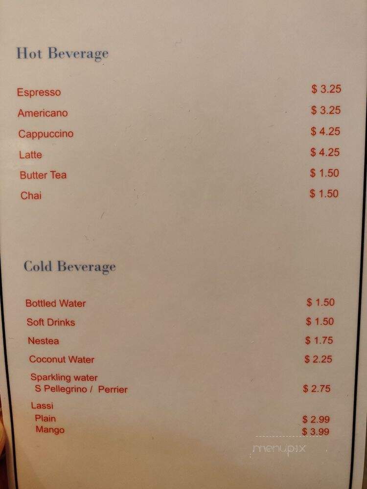 The MoMo House - Toronto, ON menu_pic