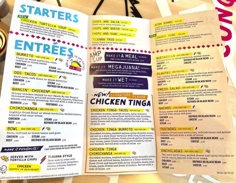 Tijuana Flats - Noblesville, IN menu_pic