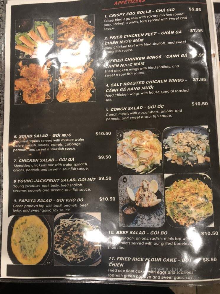 Ban Toi Restaurant - Boston, MA menu_pic