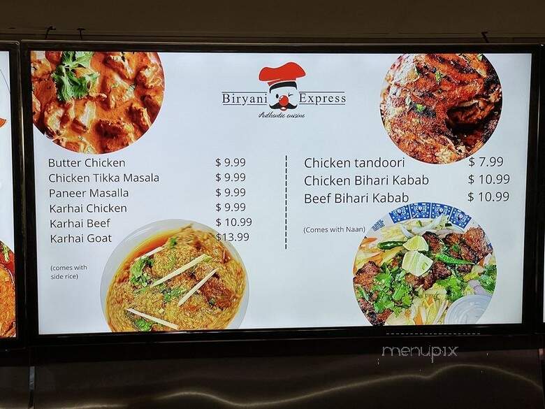 Biryani Express - Coppell, TX menu_pic