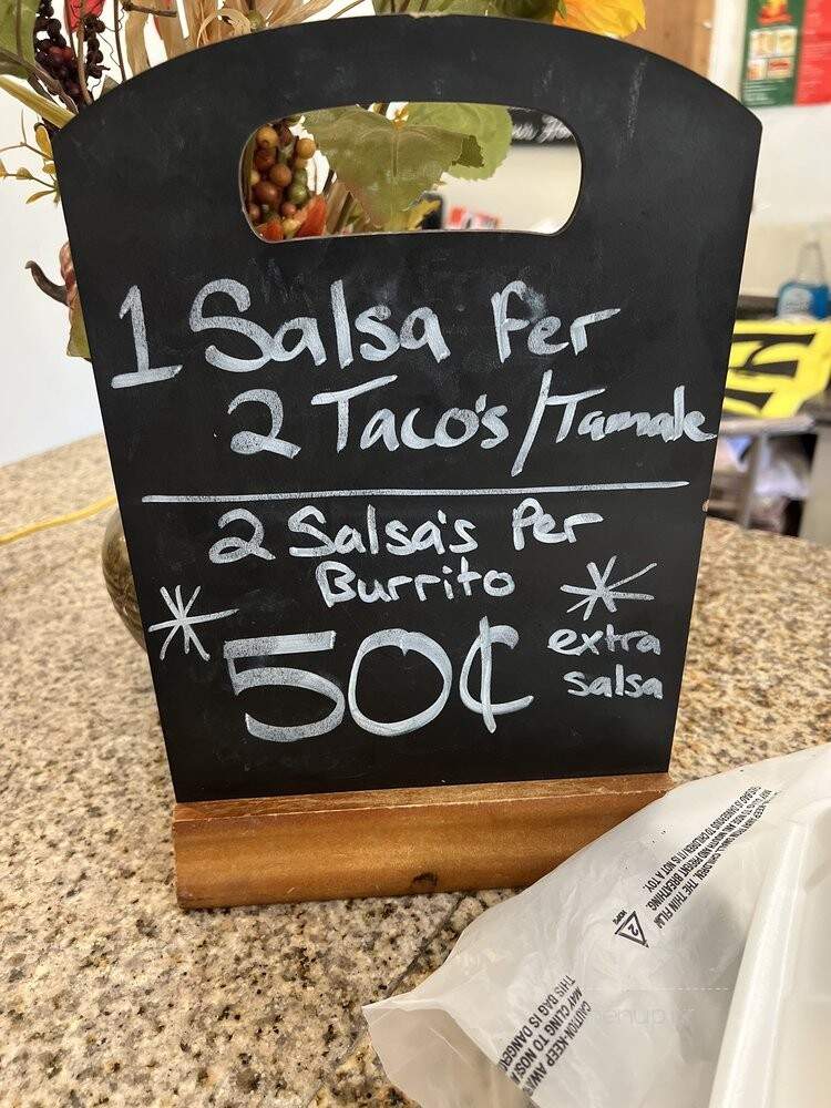 Golden Tamale - Fresno, CA menu_pic