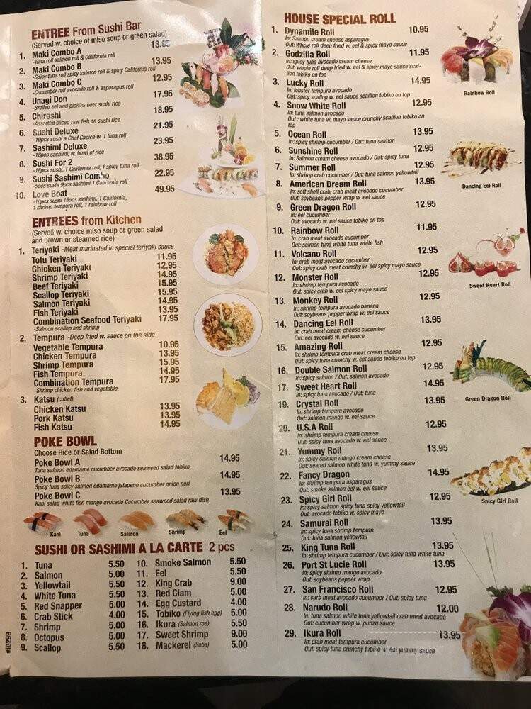 Ikura Sushi & Hibachi - Port St. Lucie, FL menu_pic