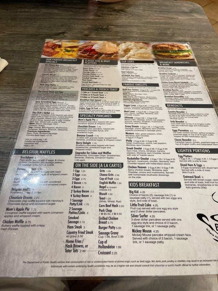 Breakfast Club - Lake Mary, FL menu_pic