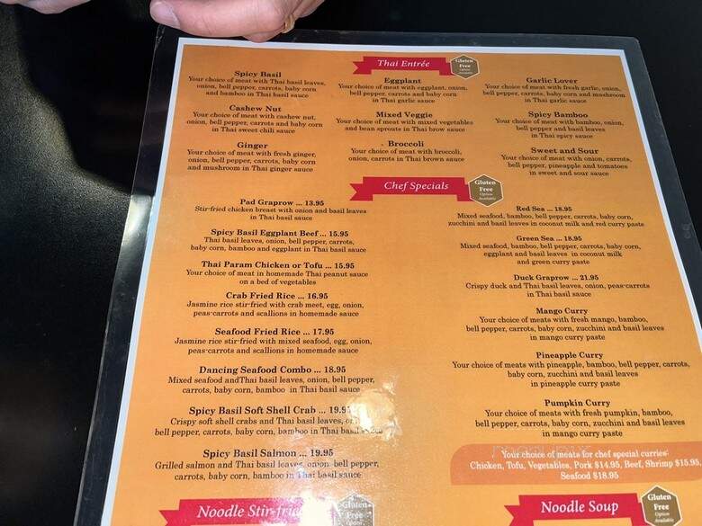 Chao Phraya Thai cuisine - Pleasant Hills, PA menu_pic