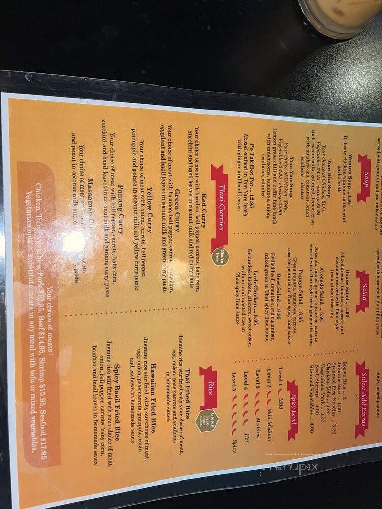 Chao Phraya Thai cuisine - Pleasant Hills, PA menu_pic