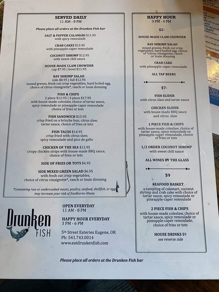 Drunken Fish - Eugene, OR