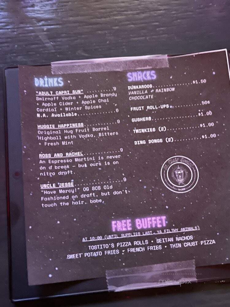 St Clair Social - Pittsburgh, PA menu_pic