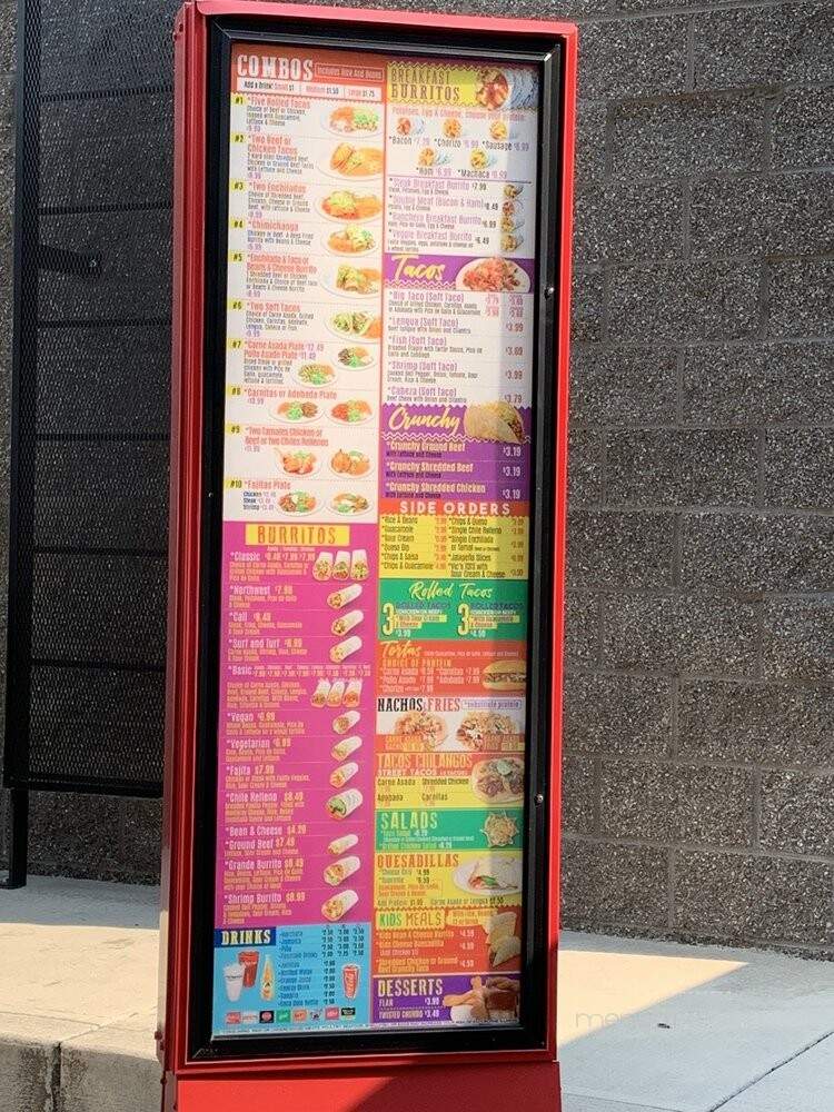 Victorico's Mexican Food - Salem, OR menu_pic