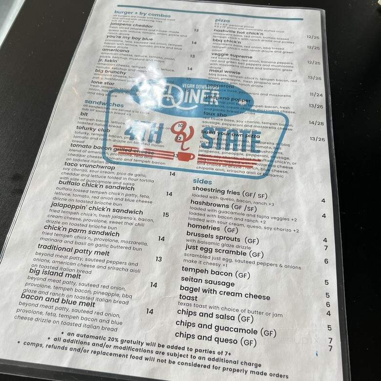 4th & State - Columbus, OH menu_pic