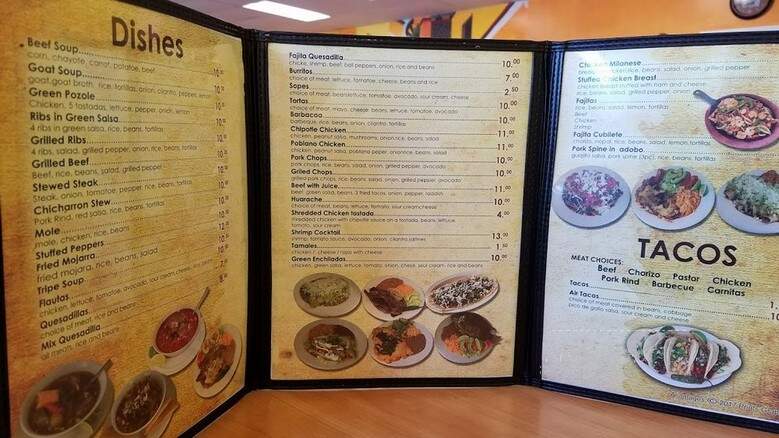Guacamayas - Nashville, TN menu_pic