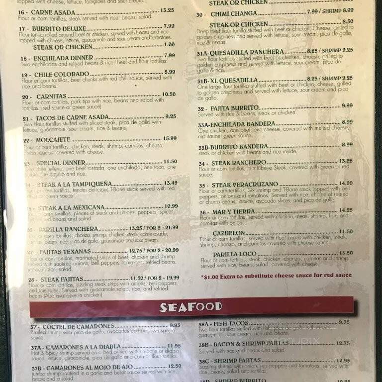 Guacamayas - Nashville, TN menu_pic