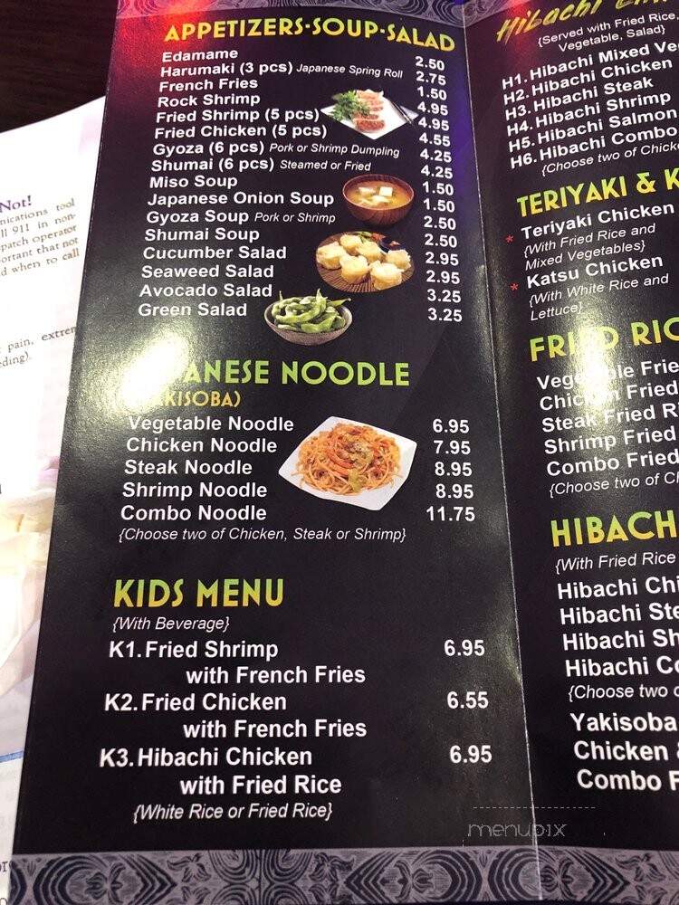 Hibachi Express - Largo, FL menu_pic