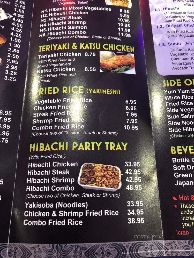 Hibachi Express - Largo, FL menu_pic