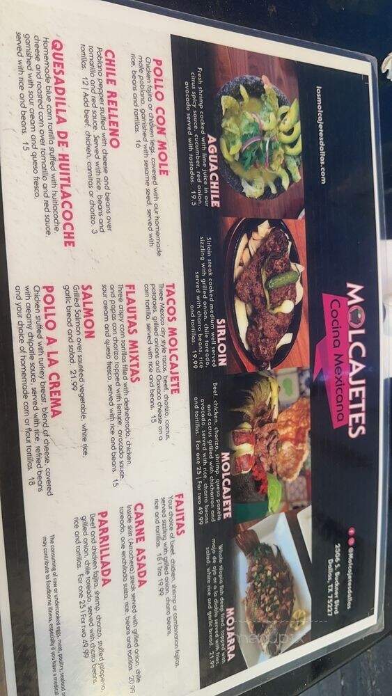 Molcajetes - Dallas, TX menu_pic